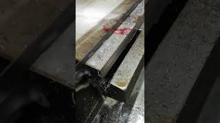 CUTTING TESTING SPECIMENS OUT OF WELDED STAINLESS STEEL PLATES AFTER LIQUID PENETRANT TESTING NDT [upl. by Htial]