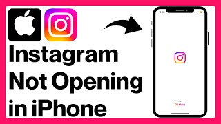 How to Fix Instagram App Not Opening in iPhone 2024 [upl. by Ztnahc667]