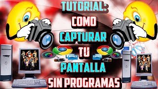 COMO CAPTURAR O TOMAR UNA FOTO DE LA PANTALLA DE TU PC 2017 EN Windows 10  8  7 SIN PROGRAMAS [upl. by Arnaldo]