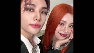 HWANG SIBLINGS EDITS Hwang Hyunjin and Hwang Yeji on top hyunjinstraykids hwangyeji yejiitzy [upl. by Feldt]