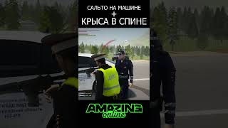 САЛЬТО НА МАШИНЕ  КРЫСА В СПИНЕ amazingrp gtarp telles gta amazing crmp gtacrmp police [upl. by Sheedy385]