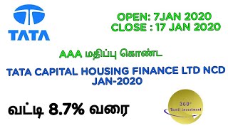 Tata capital housing finance ltd NCD விமர்சனம் [upl. by Uoliram412]