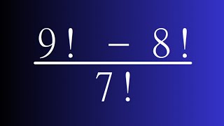 CAN YOU SOLVE THIS FACTORIAL EXPRESSION [upl. by Arretal]