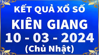 Xổ số Kiên Giang ngày 10 tháng 3  XSKG 103  XS Kiên Giang  Xổ số kiến thiết Kiên Giang hôm nay [upl. by Tad731]