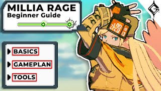 MILLIA RAGE Guilty Gear STRIVE Beginner Guide  Strong Buttons Disk Intro and More [upl. by Worth]