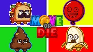 Move Or Die  4Player Hilarious Party Game  JeromeASF [upl. by Junina]