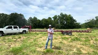 Hay hauling on a Big ole Hayliner✈️🚀🛫 agriculturefarming familyfarm farming trucking kubota [upl. by Katerina]