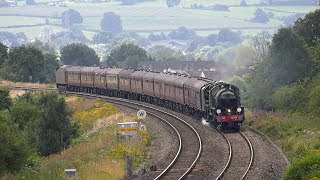 Steam Dreams Excursion to Cardiff 61306 Mayflower  Black 5 No 44871 1st August 2019 [upl. by Cod]