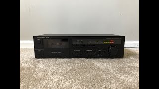 Harman Kardon TD212 Single Stereo Cassette Deck Tape Player [upl. by Sterner533]