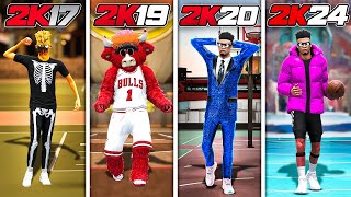 I Created The BEST BUILD From EVERY NBA 2K on NBA 2K24 [upl. by Linnell]