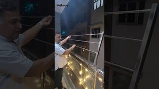 Clothes stand for balcony shortvideo balconygrills kutubinteriors interiordesign [upl. by Nwahsad]