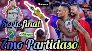 RESUMEN COMPLETO 7mo PARTIDASO SERIE FINAL  BAMESO vs MAURICIO BAEZ  DISTRITO NACIONAL 2022🔥😱 [upl. by Jeffie]