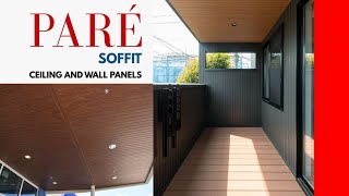 Pare Soffit False Ceiling and Wall Panelling  Soffit Ceiling  Outdoor Waterproof False Ceiling [upl. by Archambault964]