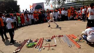 Dand patta playing  Shiv jayanti 2022  d y patil technical campus ambi Pune [upl. by Lenoyl58]