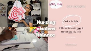 how to prep and be SUCCESSFUL for your nursing exam  what a week of a NURSING student looks like [upl. by Laeno]