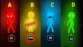 Best 999 Stickman Random Party  Stickman Party 1 2 3 4 Player 2024  D  YAN [upl. by Marquet]