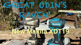 Comparing the new Makita XDT19 to my old tired Makita impact driver [upl. by Naux]