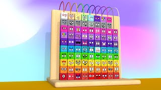 Numberblocks 1100 Counting Numberblocks Cube1 to 100 Learn to Count Number Patterns [upl. by Sewell690]