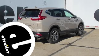 etrailer  DrawTite Trailer Hitch Installation  2018 Honda CRV [upl. by Nnayrb96]