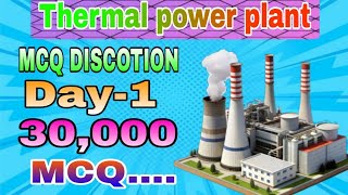 thermal power plant QUESTION DISCOTION class 1 [upl. by Lehman]