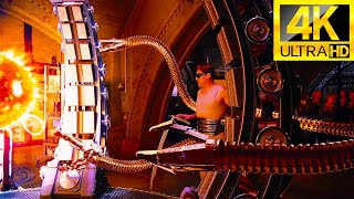 Spider Man 2  DrOtto Octavius Mechanical Arms Demonstration  Fusion Reactor Accident 4K HDR [upl. by Esertal]