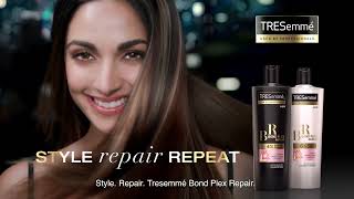 TRESemme Bond Plex Repair range  Helps create millions of hair bonds  StyleRepairRepeat [upl. by Bertelli]