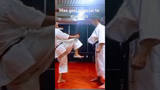 Mae geri tutorial to studemtsfskajkajskajskjskfmskfshotokankarate [upl. by Leunamme]