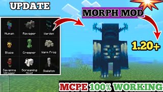 morph mod for Minecraft pe 120 🤯 [upl. by Banky481]