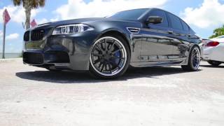 Strasse Wheels  Singapore Gray BMW F10 M5 [upl. by Anatollo951]