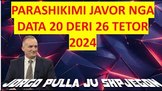 PARASHIKIMI JAVOR NGA DATA 21 ME 26 TETOR 2024 JAVA E MIRE POR KERKON KUJDES NE UDHETIME SHENJAT QE [upl. by Enixam336]