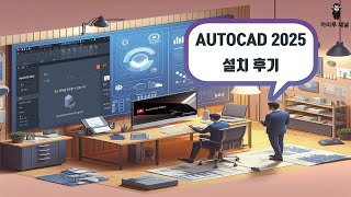 오토캐드 2025 설치 후기 AUTOcad 2025 [upl. by Jolee]