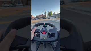 Ninebot go kart pro  Corsa mode almost lost control [upl. by Tocs]