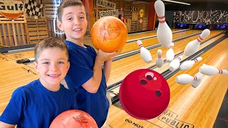 Bowling for Kids  Fun at the Bowling Alley  Ten Pin Bowling for Kids  Indoor Game for Kids [upl. by Erasme27]