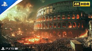 ROME CITY FACING ZOMBIES APOCALYPSE PS5 PRO  LOOKS SCARY Realistic ULTRA Graphics 4K 60FPS HDR [upl. by Zurc]