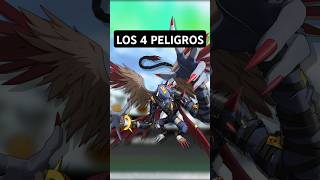 Los 4 Peligros de Digimon y Pokemon pokemon digimon anime nintendo [upl. by Erdried]