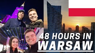 48 Hours Exploring WARSAW Poland Travel Vlog [upl. by Prober327]