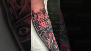 STEPHEN KING SLEEVE EPIC CHRISTINE TATTOO REVEAL [upl. by Lorimer]