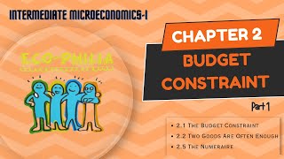 CH 2  BUDGET CONSTRAINT  21 BUDGET CONSTRAINT  22 TWO GOODS ARE OFTEN ENOUGH  25 NUMERAIRE [upl. by Puri]