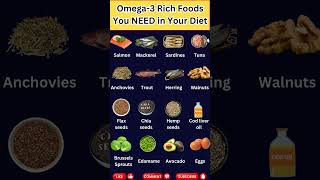 Omega3 Power Foods for Better Brain and Body Health shorts omega3 food [upl. by Ahtabat]