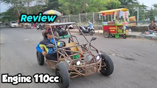 Review UTV rakitan dari rekan komunitas  Mini buggy 110cc  Tubular  Rock Bouncer [upl. by Stewardson]