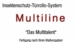 InsettoInsektenschutz Multiline Türrollo [upl. by Sewel]