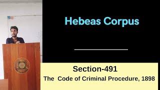 sec 491 of the Crpc  hebeas corpus by HCD [upl. by Gottuard]