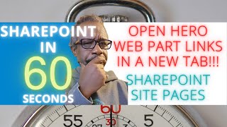 SharePoint Hero Web Part Open Links In New Tab [upl. by Herzel]