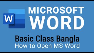 1 Microsoft Office Word 2010 Bassic Class PART 01  How to Open Ms Word Software [upl. by Namrej331]