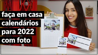 Calendários 2022 Personalizáveis com Foto [upl. by Harve]