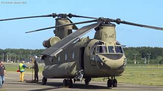 🔥 Military helicopter Chinook D480 Boeing CH47F at Rescue Heroes Aviodrome 20082022 💥 [upl. by Thamora858]