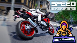 Speed Moto Dash  Real Simulator Mobile Gameplay [upl. by Rustie]