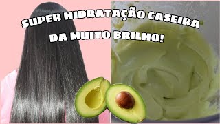 HIDRATAÇÃO PODEROSA DE ABACATE PARA CABELO CRESPO CACHEADO RESSECADOs  LUANY CRISTINA [upl. by Carolynn]