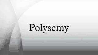 Polysemy [upl. by Atinuj188]