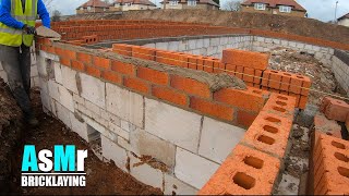 Watching Bricklayers at Work is weirdly Satisfying  Unintentional ASMR video [upl. by Noam166]